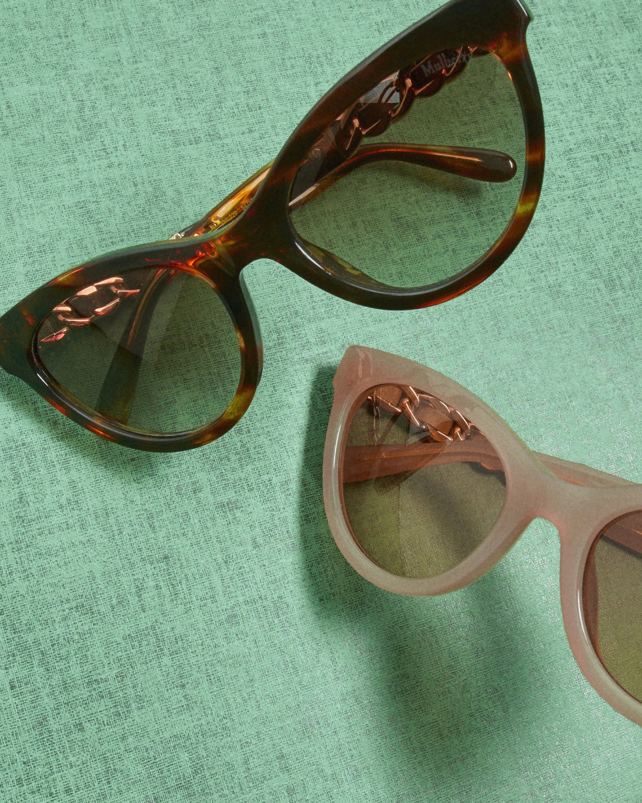 Mulberry Lily sunglasses duo in tortoiseshell and maple